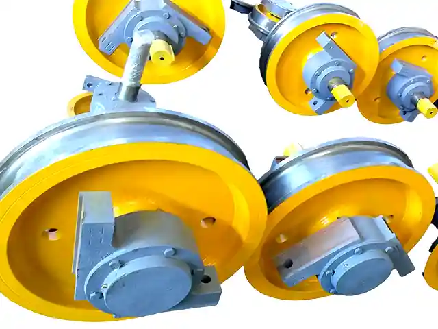 Crane wheel sets replacement