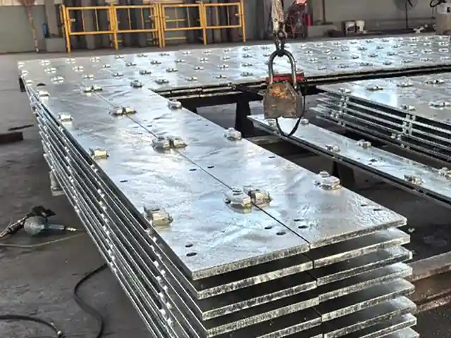 crane rail plate