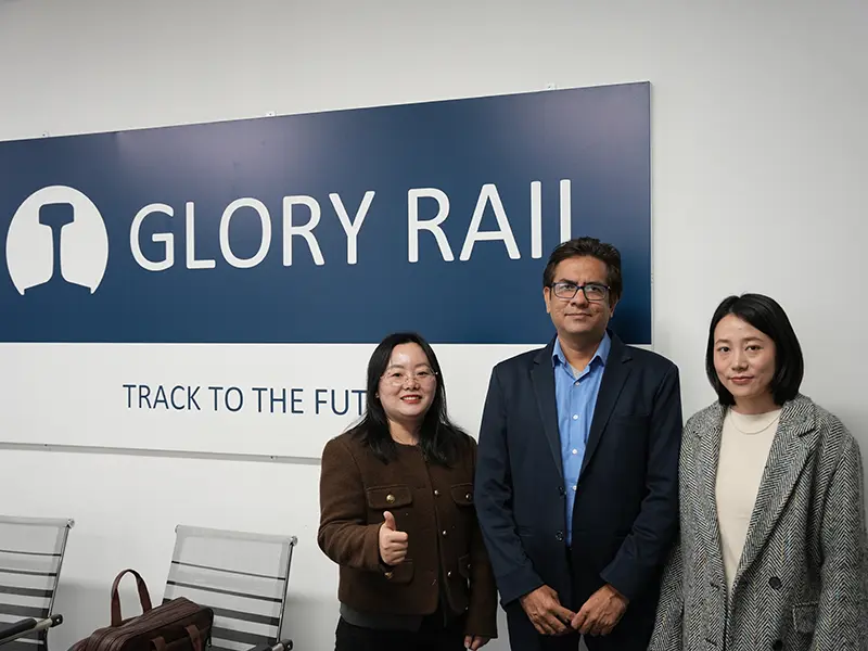 Indian customer visiting Glory Rail