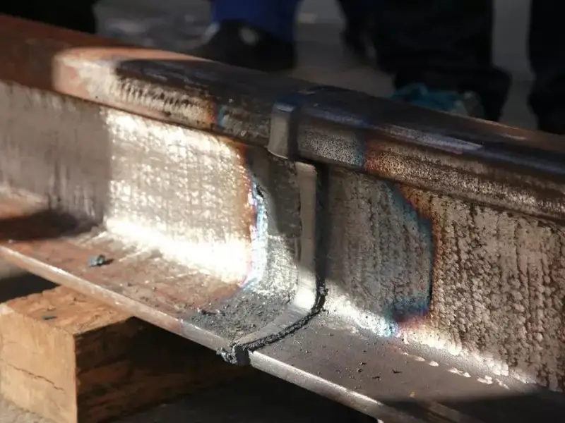 rail welding joint seamless connection detail