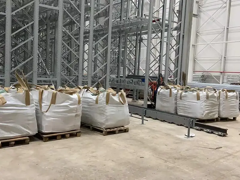 Automated Warehouse Rail Layout On Site