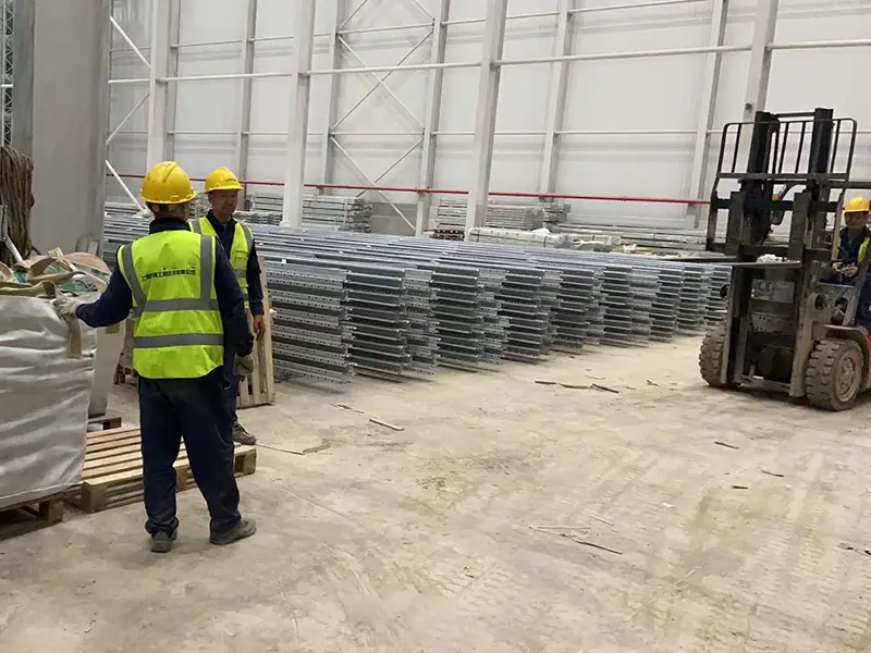 On-site Installation of Stacker Crane Rails
