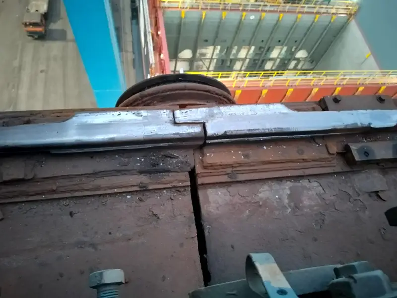 Rail Joint Condition in an Aging Trolley Rail System
