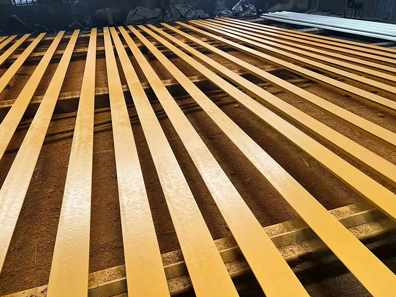 A65 Port Crane Rails ready for inspection