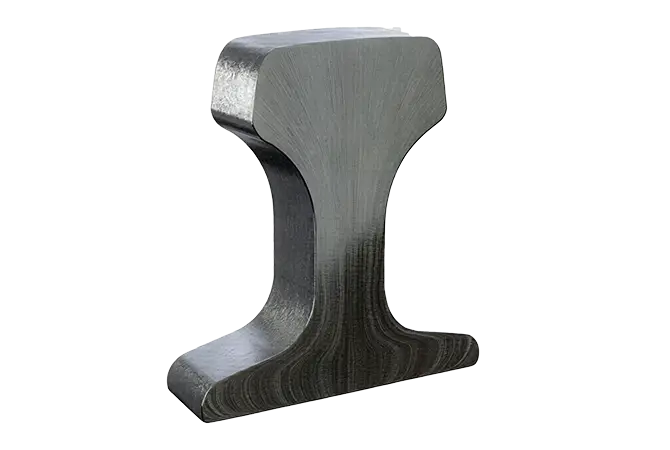 GOST crane rail profile 3D model